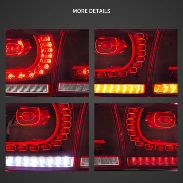 LED Tail Lights for VW GOLF 6 MK6 2010 - 2013 - Image 13