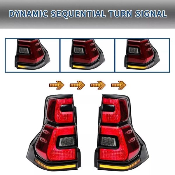 Toyota Landcruiser Prado 150 Tail Lights 2009 - 2017 - Image 5