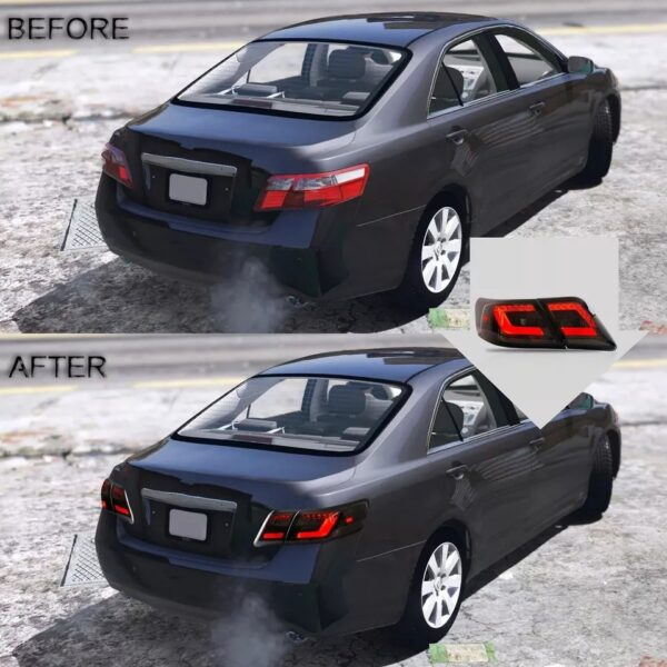 Tail Lights For Smoked Toyota Camry 2006 - 2011 - Image 9