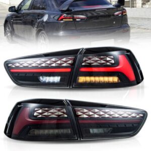 Smoked Tail Lights For Mitsubishi Lancer EVO X 2008 - 2020 VLAND