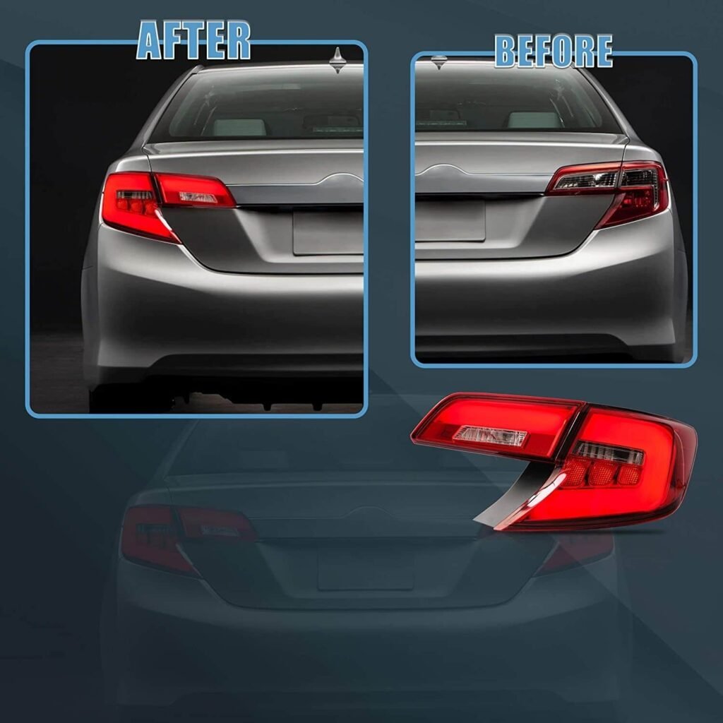 Smoked Tail Lights For Toyota Camry 2012-2014 | VLAND Australia