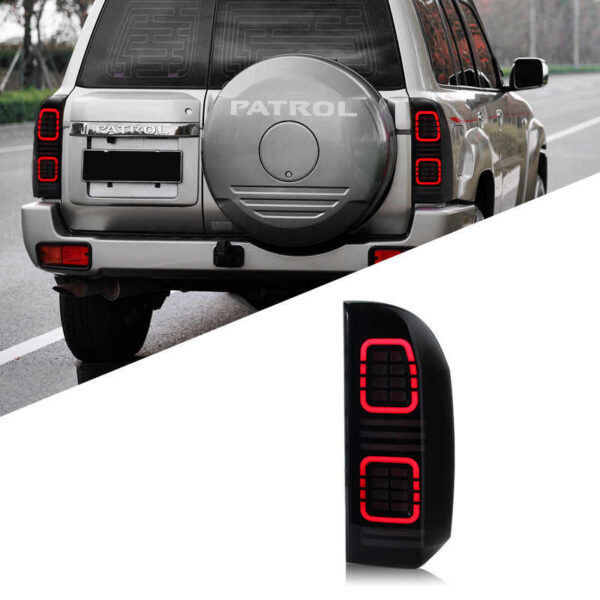 Tail Lights For Nissan Patrol Y61 2004-2016 4x4 Sequential - Image 11