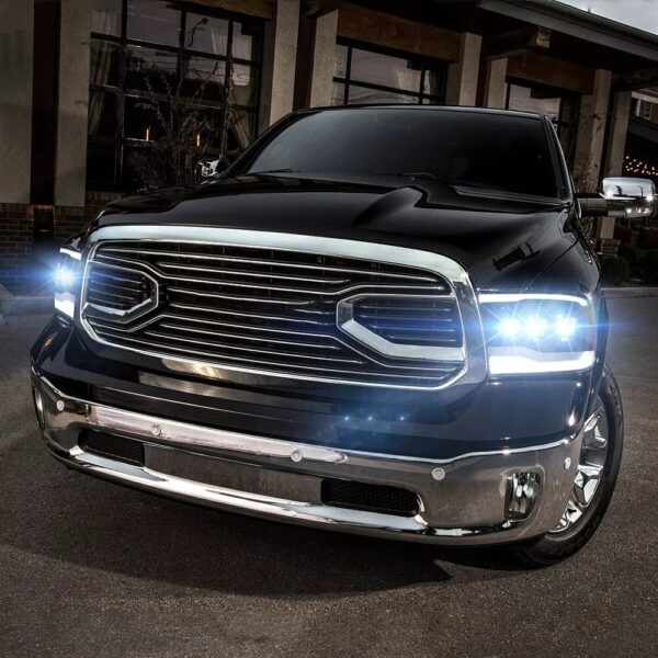 VLAND Clear Headlights Assembly For 2009-2021 Dodge RAM 1500 2500 3500 - Image 12