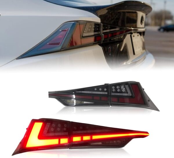 Tail Lights For Lexus IS250 300h 350 F 2014-2020 Start UP Animation - Image 10