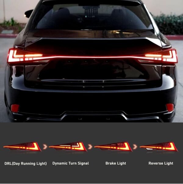 Tail Lights For Lexus IS250 300h 350 F 2014-2020 Start UP Animation - Image 17
