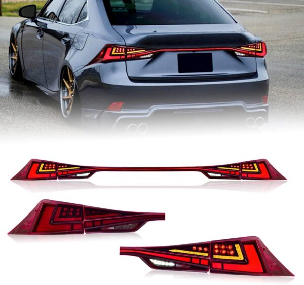 Tail Lights For Lexus IS250 300h 350 F 2014-2020 Start UP Animation