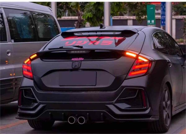 Tail lights for Honda Civic 10Th Gen Hatchback Type R FK7 FK8 2016-2021 Tail Lamp With Sequential Signal, DRL Start UP Animation - Image 11
