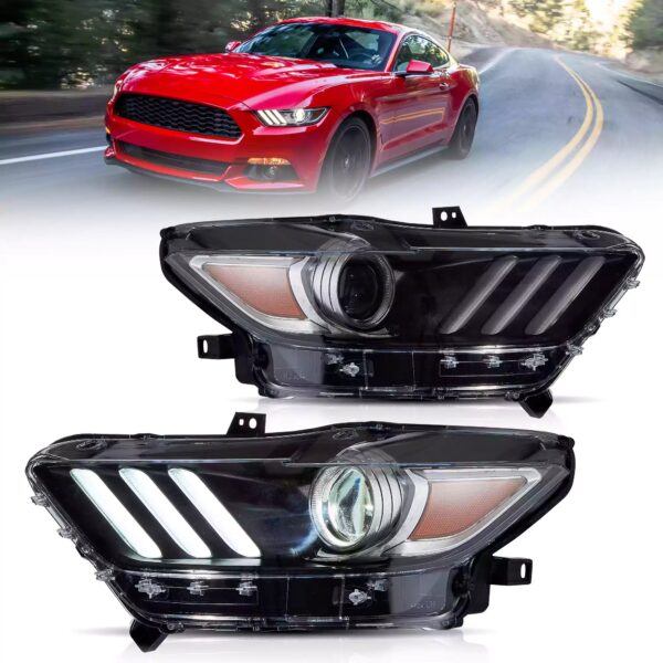 Ford Mustang Headlights 2015-2017