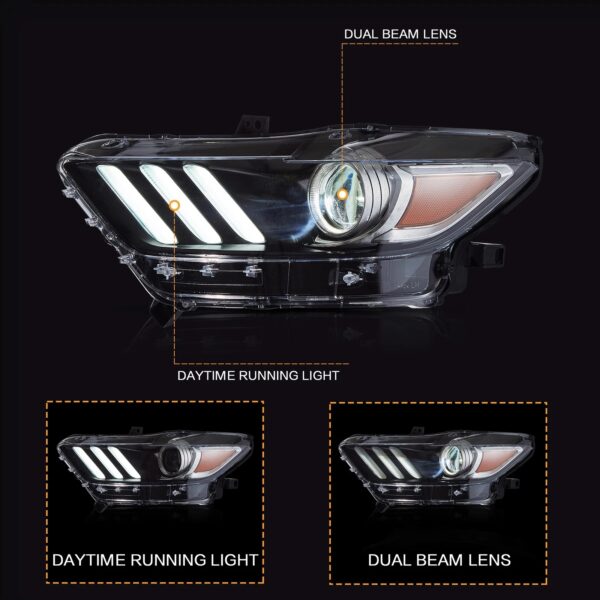Ford Mustang Headlights 2015-2017 - Image 12
