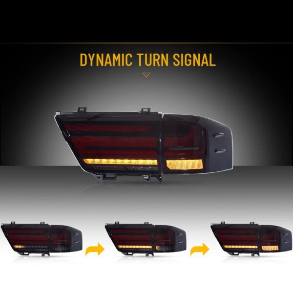 Toyota Land Cruiser LC300 Smoked Tail Lights 2021 - 2025 - Image 14