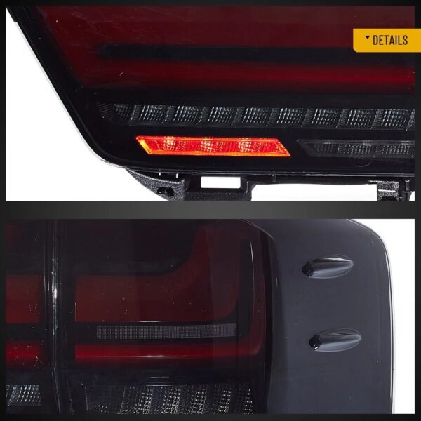 Toyota Land Cruiser LC300 Smoked Tail Lights 2021 - 2025 - Image 8