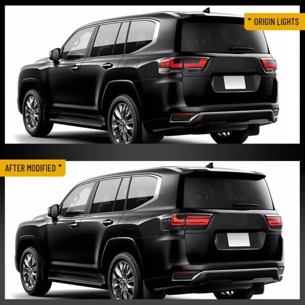 Toyota Land Cruiser LC300 Smoked Tail Lights 2021 - 2025 - Image 19