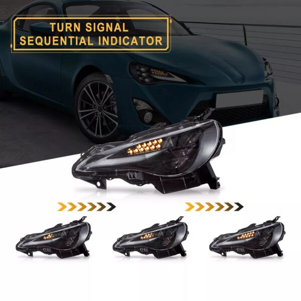 VLAND 3Projector Headlights For 2012-20 Toyota 86 Subaru BRZ W/RGB DRL - Image 20
