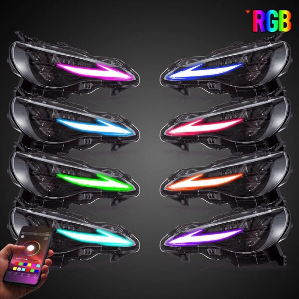 VLAND 3Projector Headlights For 2012-20 Toyota 86 Subaru BRZ W/RGB DRL - Image 17