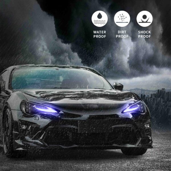 VLAND 3Projector Headlights For 2012-20 Toyota 86 Subaru BRZ W/RGB DRL - Image 15