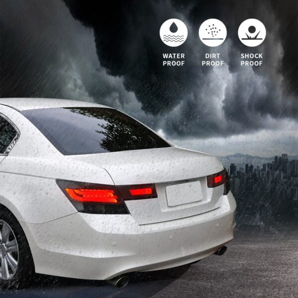 VLAND 08-12 Honda Accord Sedan 8th Gen Tail Lights - Image 8