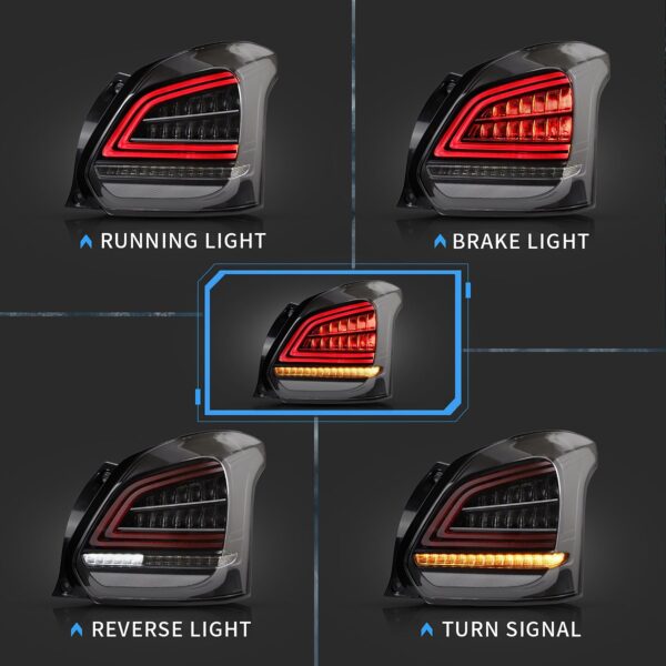 VLAND Tail Lights for 17-22 Suzuki Swift Sport 3th Gen - Image 2