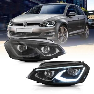VLAND Headlights for15-17 VW Golf MK7 LED Dual Beam Projector