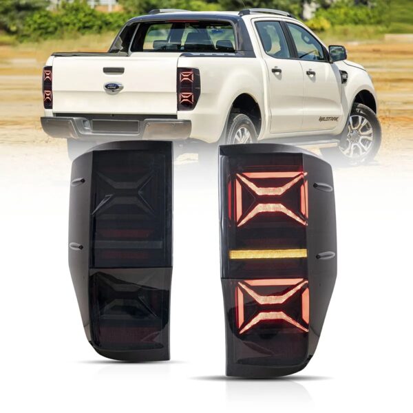 VLAND Tail Lights LED For Ford Ranger PX MKII Base XL 2012-2018 With Sequential - Image 9