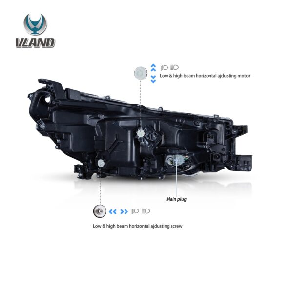 VLAND Headlights 21-24 Toyota Hilux Bi-LED - Image 6