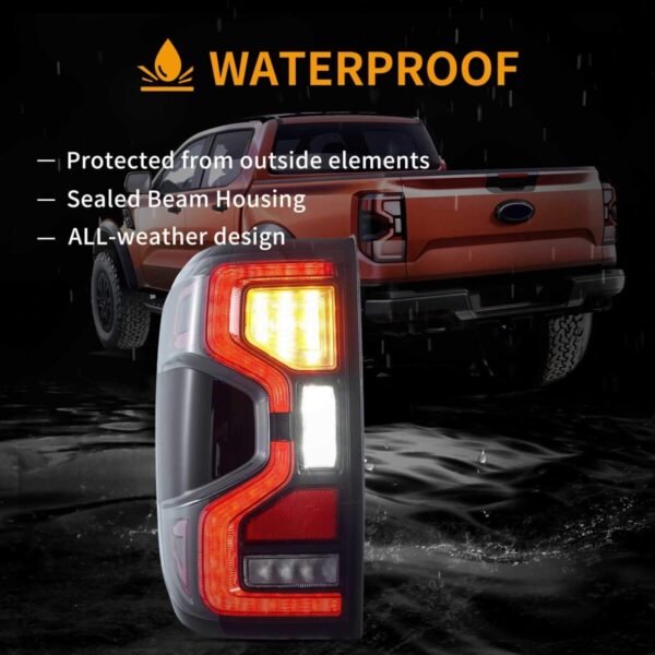 VLAND 22-25 Ford Ranger LED Tail Lights With Start-up Animation - Image 17