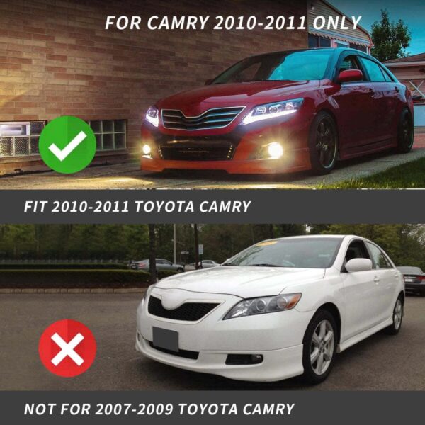 VLAND LED Projector Headlights For 2010-2011 TOYOTA CAMRY - Image 10