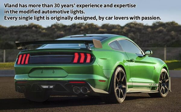 VLAND Tail Lights 2015-2023 Ford Mustang S550 Upgrade W/5 Modes LED Turn Signals - Image 4