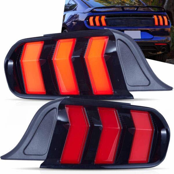 VLAND Tail Lights 2015-2023 Ford Mustang S550 Upgrade W/5 Modes LED Turn Signals - Image 5