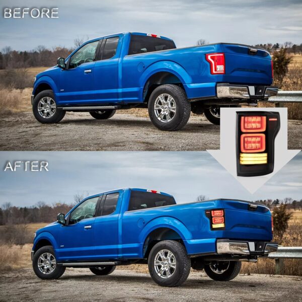 VLAND Tail Lights for Ford F150 15-20 13th Gen (P552) With Sequential Turn Signal - Image 16