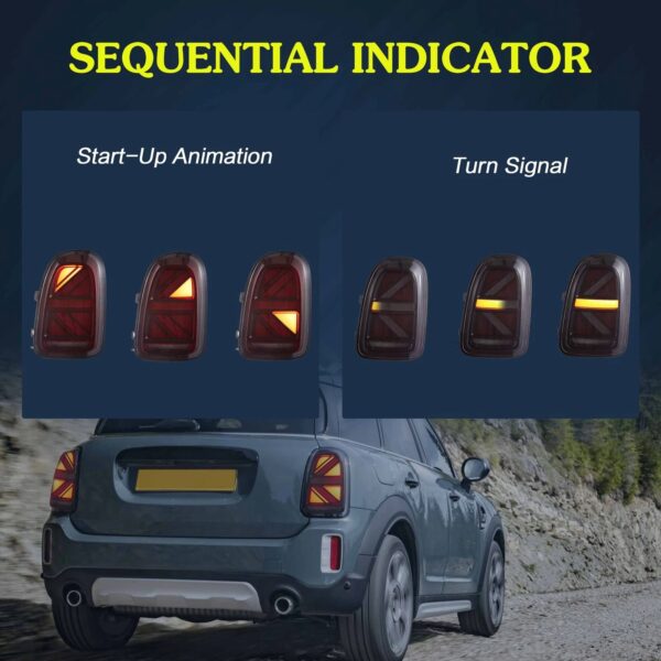 VLAND Tail Lights For 2017-2020 MINI Cooper Countryman F60 - Image 14
