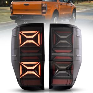 VLAND Tail Lights LED For Ford Ranger PX MKII Base XL 2012-2018 With Sequential