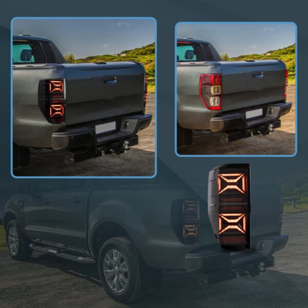 VLAND Tail Lights LED For Ford Ranger PX MKII Base XL 2012-2018 With Sequential - Image 5
