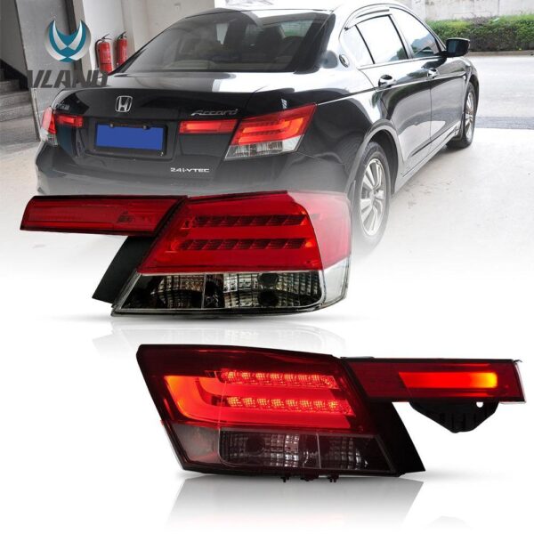 VLAND 08-12 Honda Accord Sedan 8th Gen Tail Lights - Image 5