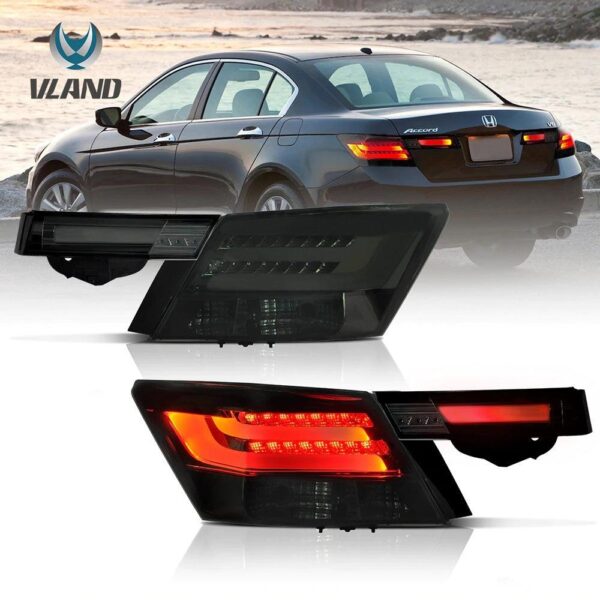 VLAND 08-12 Honda Accord Sedan 8th Gen Tail Lights - Image 3