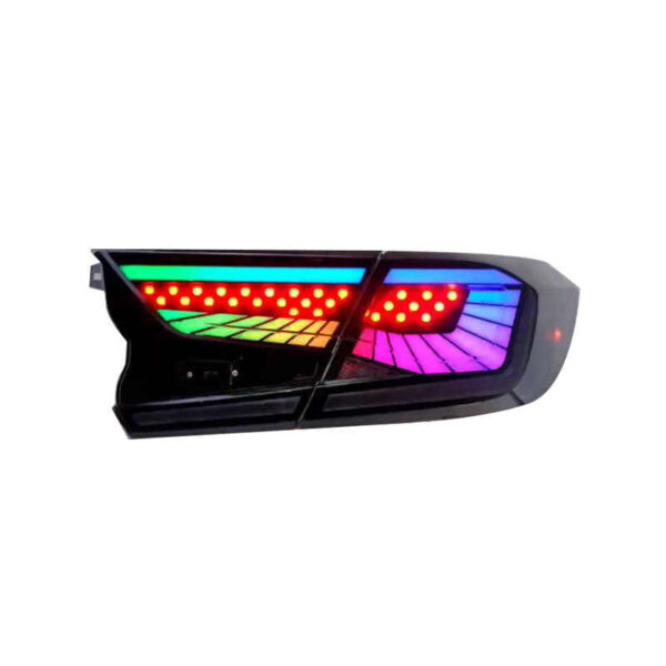 RGB Tail Light LED Taillight Turn Signal Lamp for Honda Accord 18-21 10th Gen (CV1/CV2/CV3) Pre-Facelift - Image 5