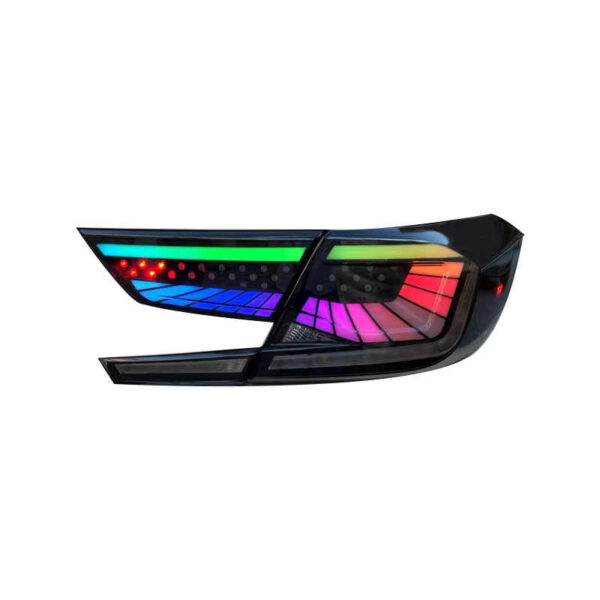 RGB Tail Light LED Taillight Turn Signal Lamp for Honda Accord 18-21 10th Gen (CV1/CV2/CV3) Pre-Facelift - Image 2