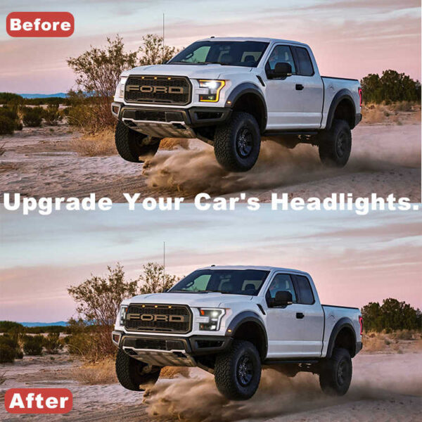 Headlights for FORD RAPTOR F150 Headlight 2015-2020 - Image 3