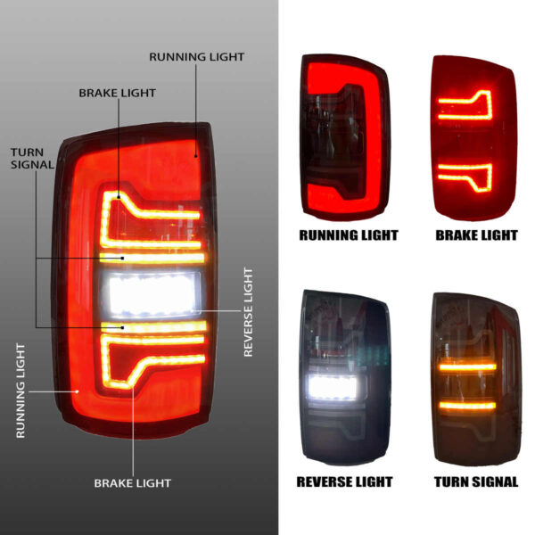 Tail lights for 2002-2006 Dodge RAM 1500/2500 - Image 3