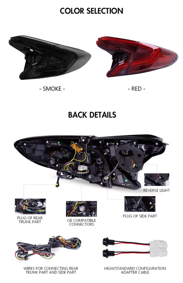 Tail Lights For TOYOTA CHR 2018 - 2020 - Image 2