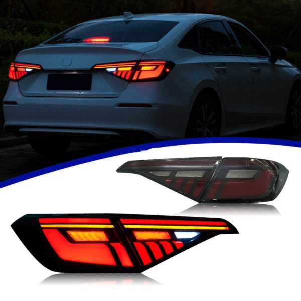 Tail Lights RGB LED For Honda Civic 2021-2024 Sedan 11th Gen - Image 9