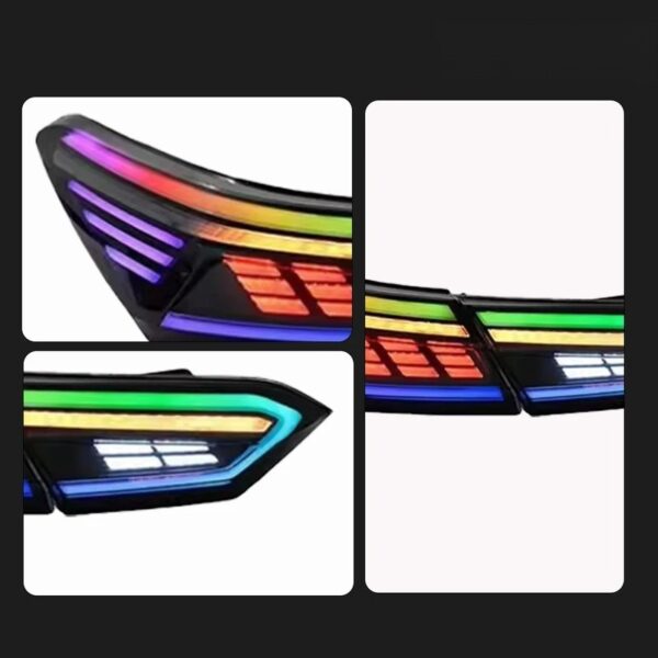 Taillights RGB Color Sequential for TOYOTA Camry 2016-2023 - Image 10