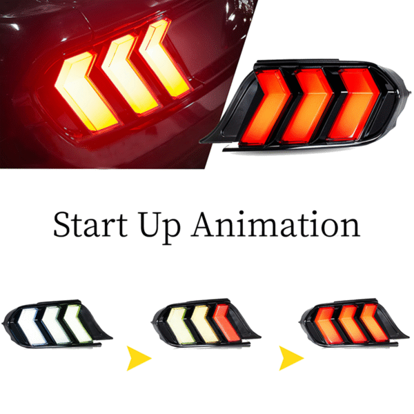 RGB Tail Lights for Ford Mustang GT350 GT500 2015-2023 - Image 8