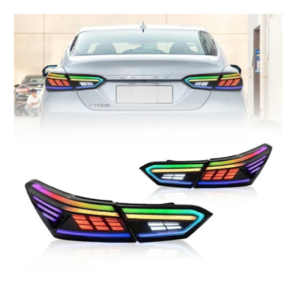 Taillights RGB Color Sequential for TOYOTA Camry 2016-2023 - Image 9