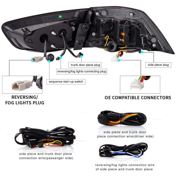 Tail Lights for Mitsubishi Lancer Ex Evo 2008-2018 - Image 9