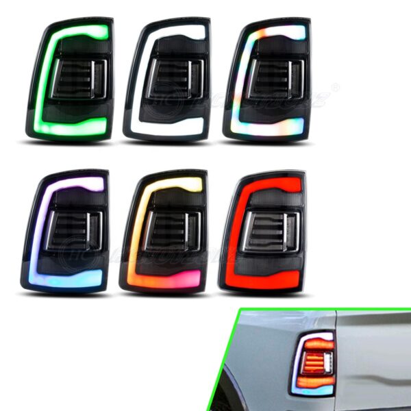 2009-2018 Tail Lights for Dodge Ram1500 Ram2500 - Image 8