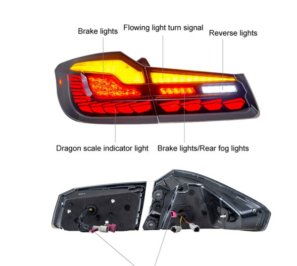 Tail Lights for BMW 5 Series G30 G38 2018 - 2020 - Image 13
