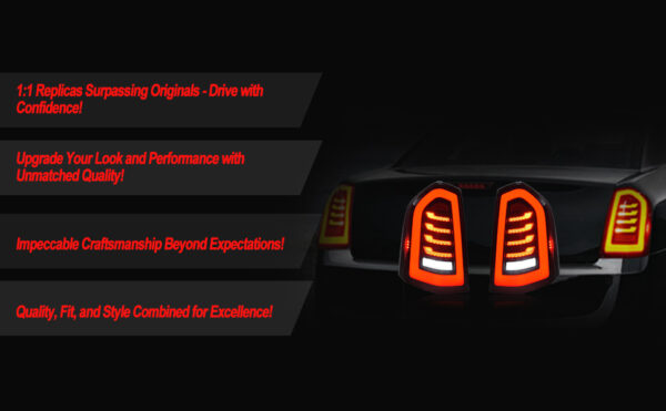 Tail lights For Chrysler 300 2011-2014 Plug-and-Play - Image 11