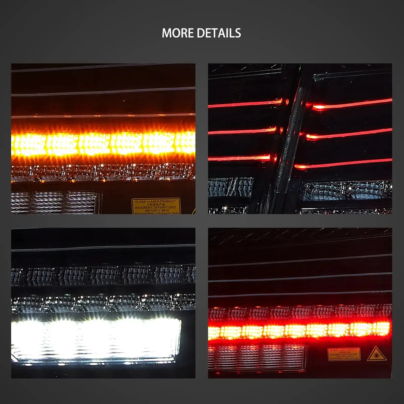 Laser Style Tail Lights For BMW 3-Series F30 F35 F80 2012 - 2018 Pair - Image 18